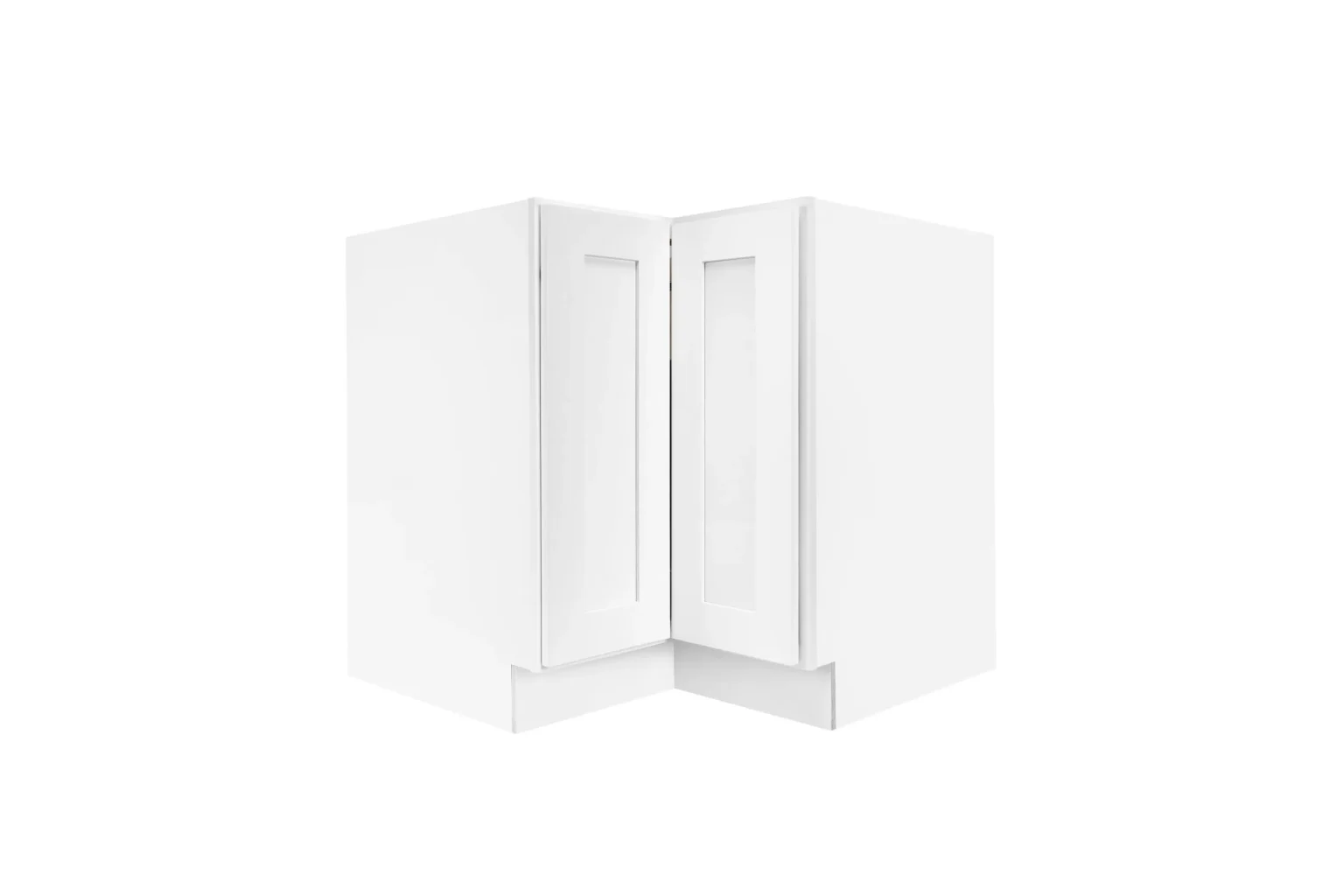 White Shaker 36" Lazy Susan Corner Base Cabinet - White Shaker RTA cabinet (SKU Lazy Susan 36)